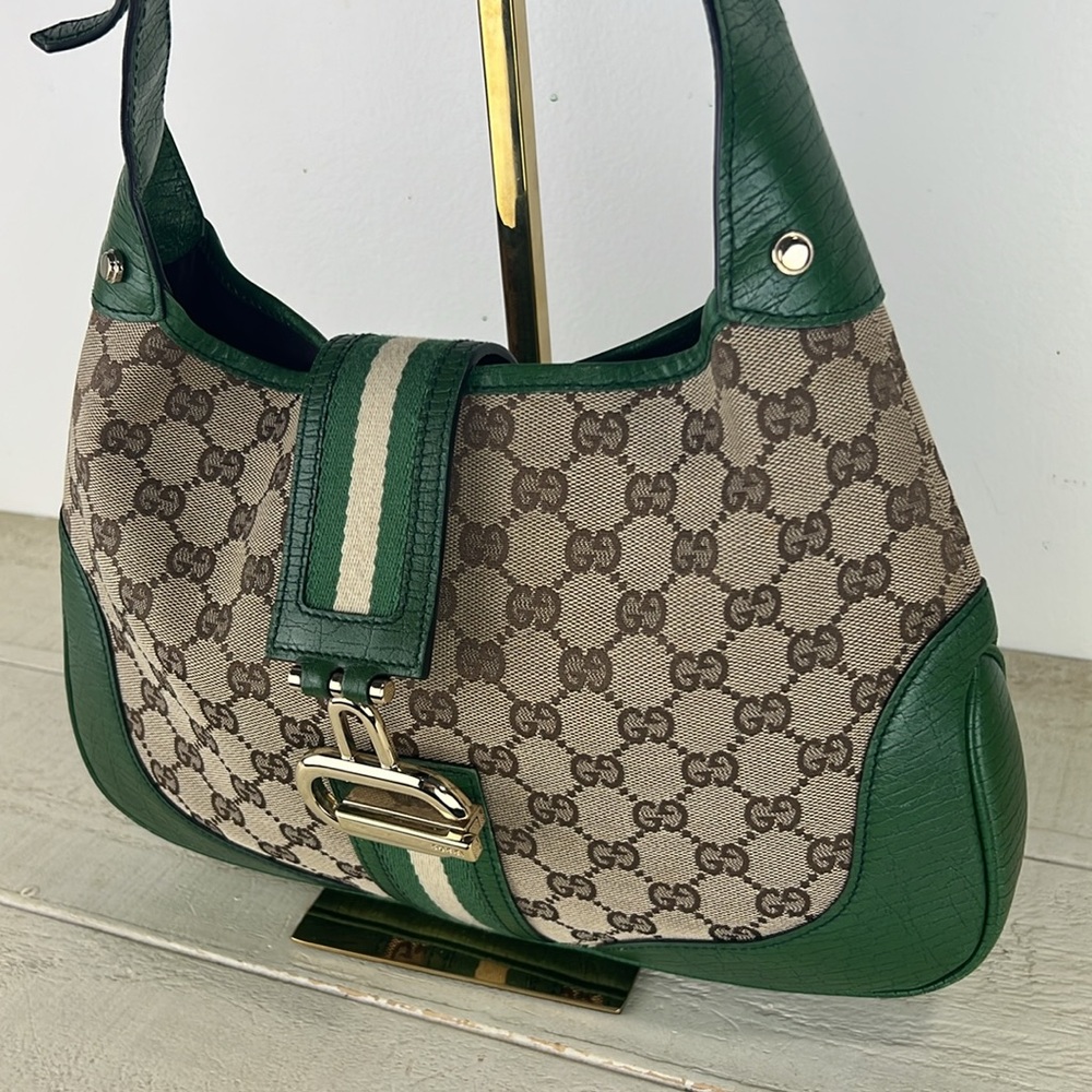 Sold on other platform Gucci Jackie Sherry Green One Shoulder bag - Picture 2 of 16